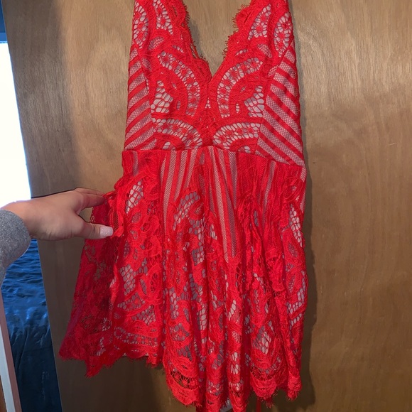 Dresses & Skirts - RED ROMPER!!!!!